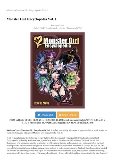 monster girl nhentai|Monster Girl Encyclopedia Vol. 1 [Kenkou Cross] [English.